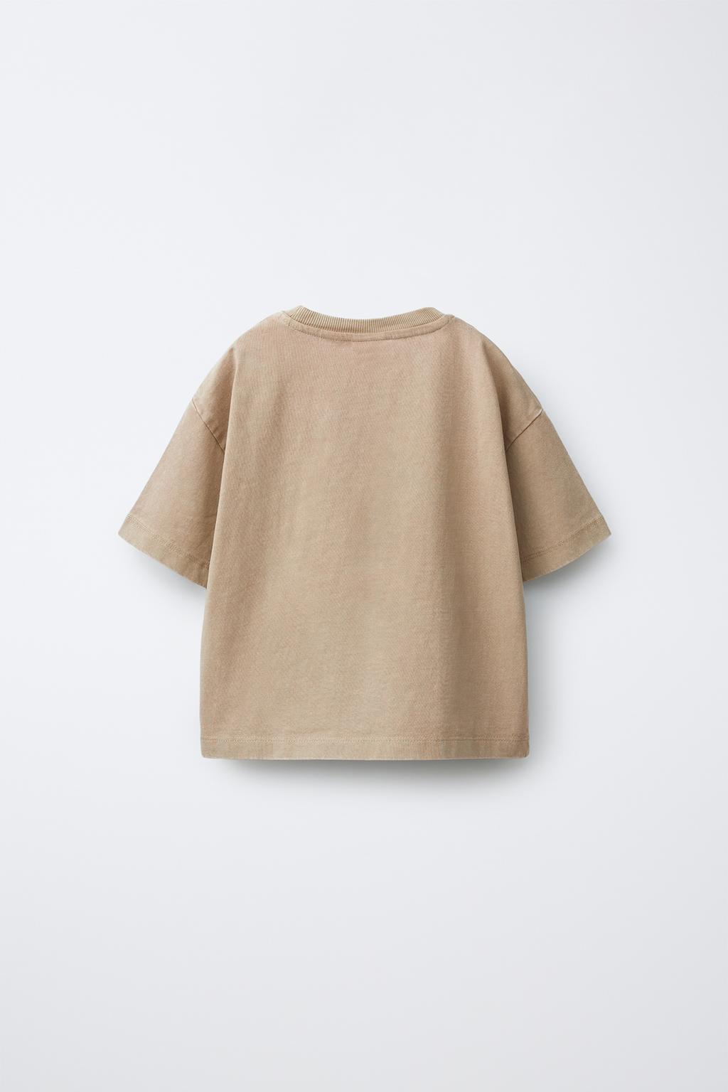 ФУТБОЛКА КРАШЕНАЯ С КАРМАНОМ