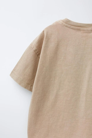 Футболка крашеная с карманом