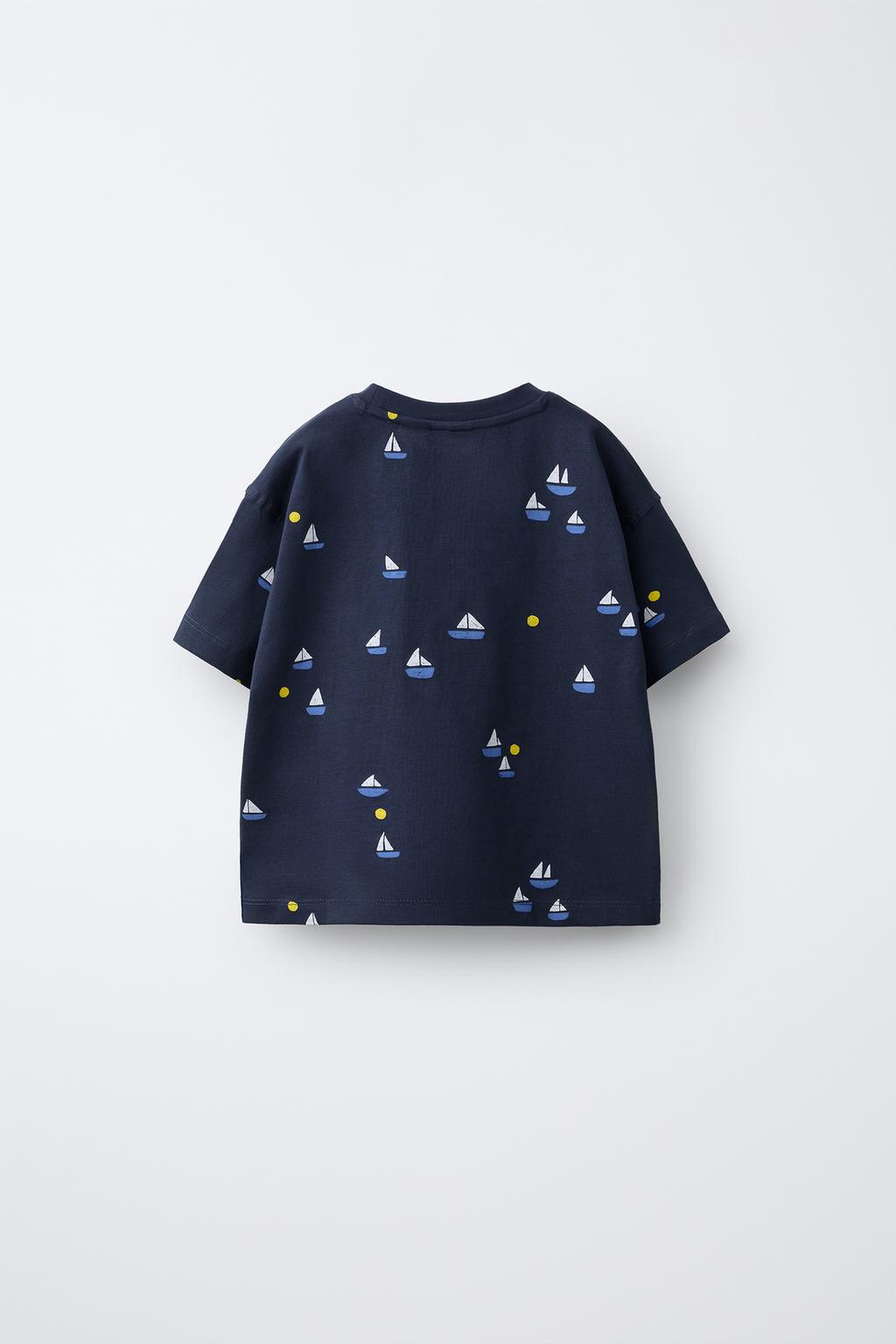 ФУТБОЛКА С ПРИНТОМ «ЛОДКИ»