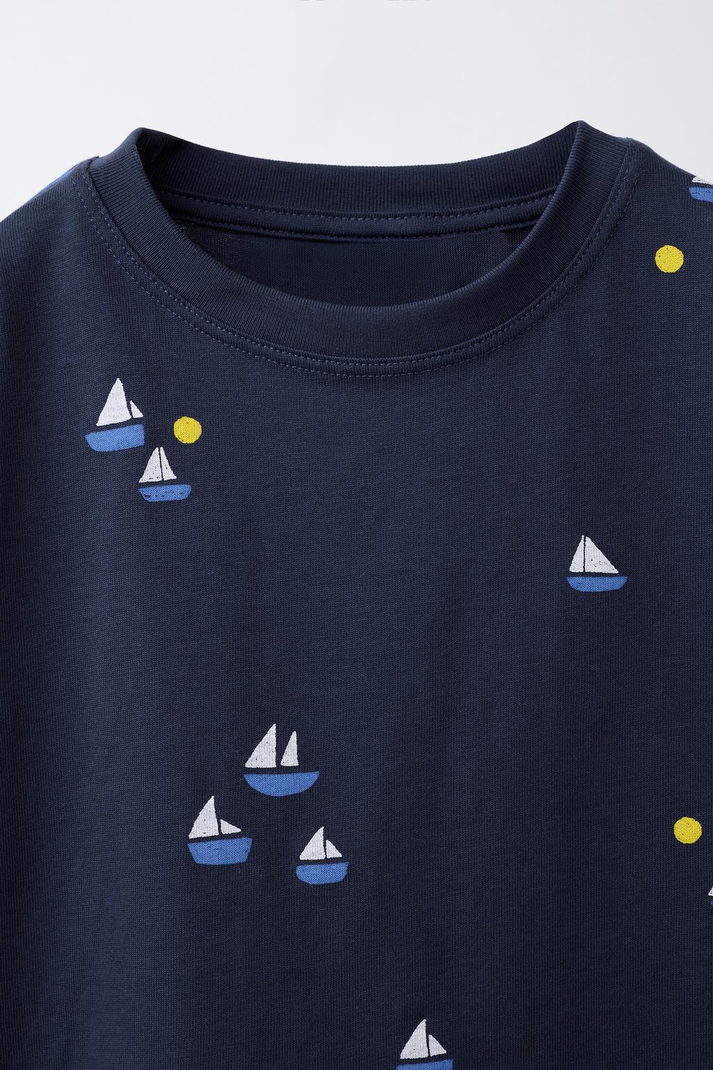 ФУТБОЛКА С ПРИНТОМ «ЛОДКИ»