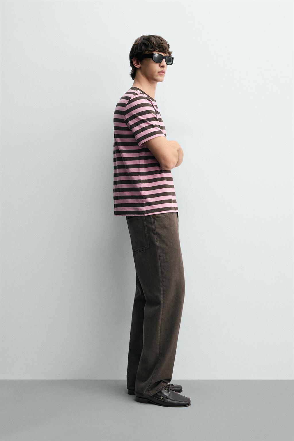 ЖАККАРДОВАЯ ФУТБОЛКА В ПОЛОСКУ