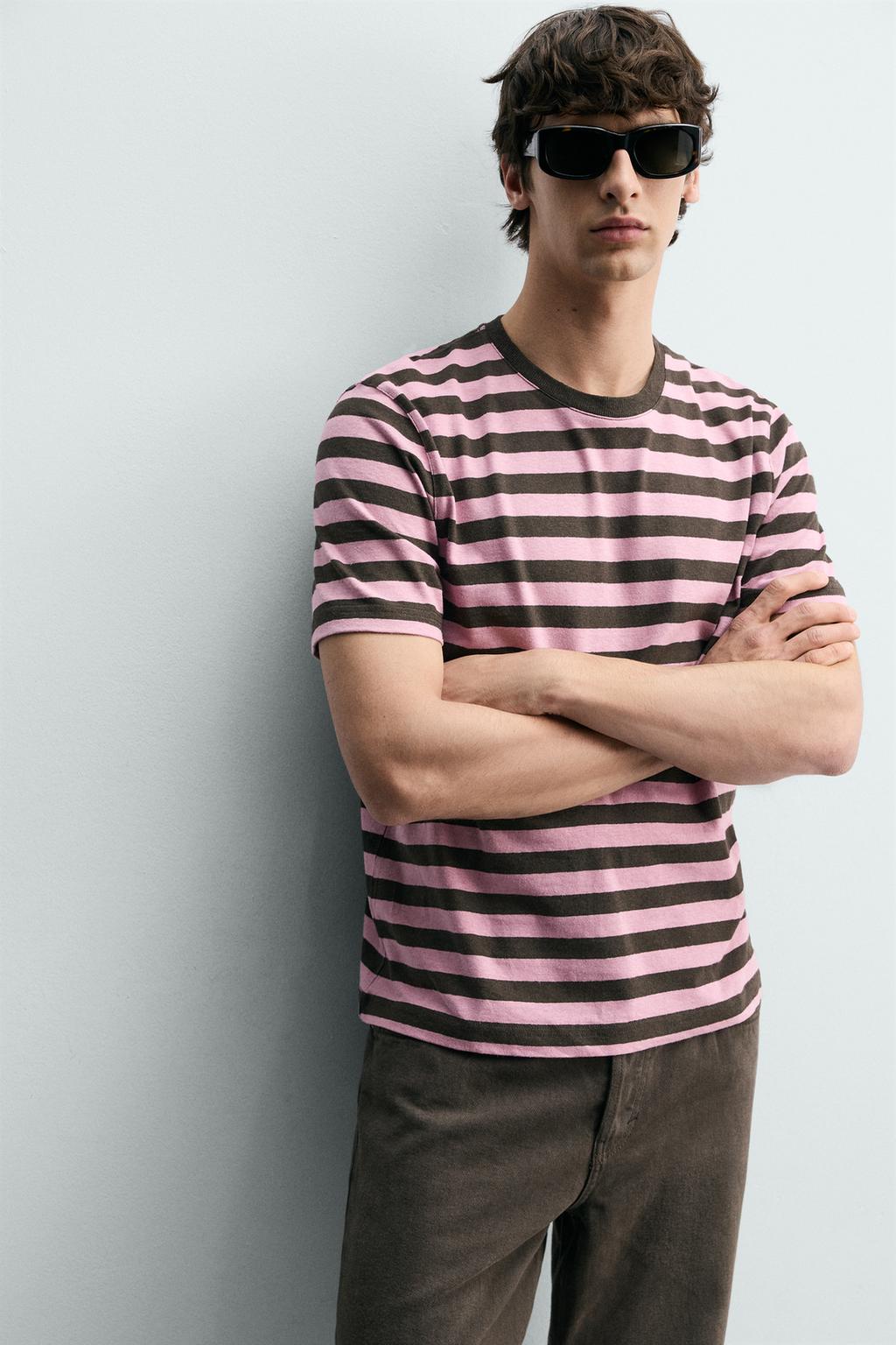 ЖАККАРДОВАЯ ФУТБОЛКА В ПОЛОСКУ