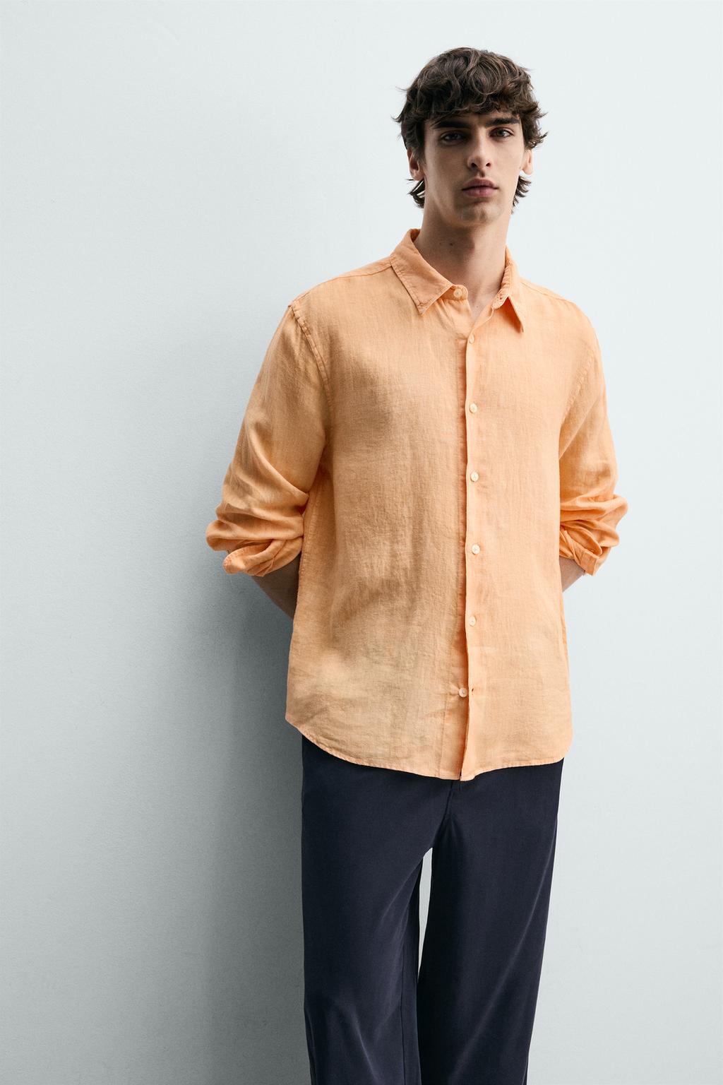 РУБАШКА ИЗ 100% ЛЬНА