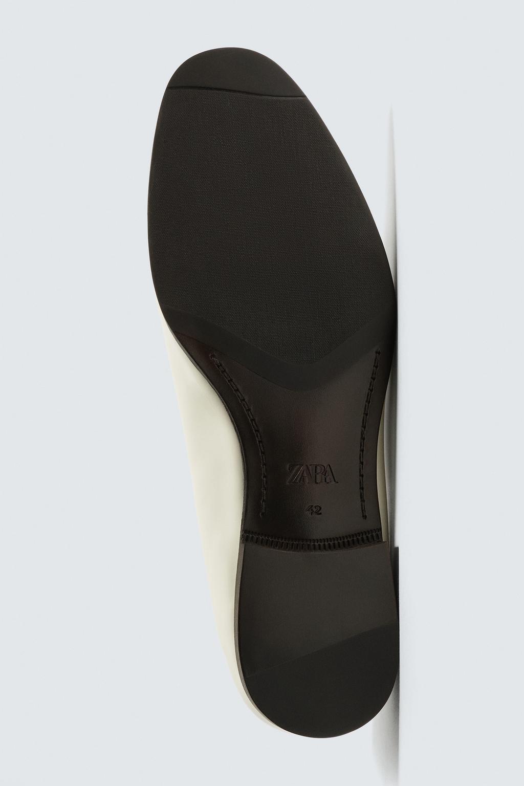 Туфли без шнурков из лакированной кожи willy chavarria x zara