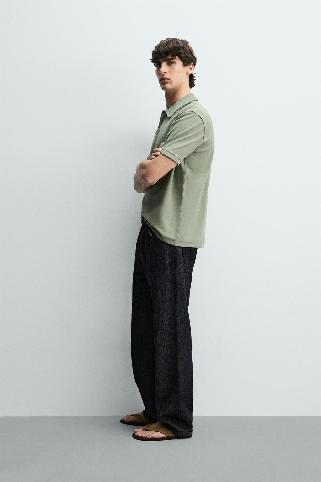 ПОЛО REGULAR FIT С РЕЛЬЕФНОЙ СТРУКТУРОЙ