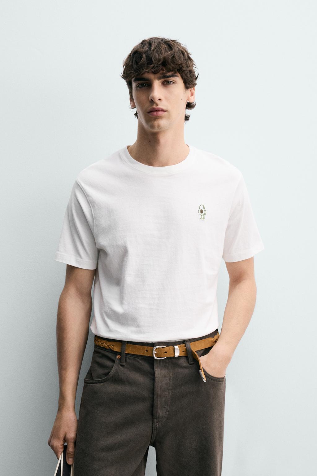 ФУТБОЛКА С ВЫШИВКОЙ «АВОКАДО»