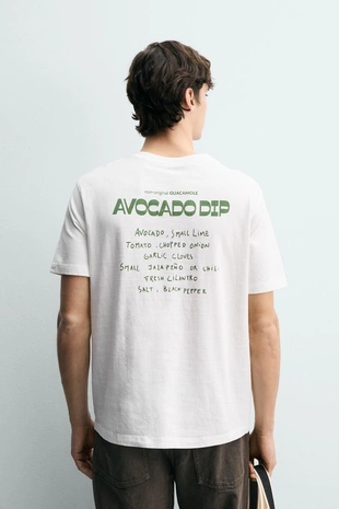 Футболка с вышивкой «авокадо»- Заказать в России