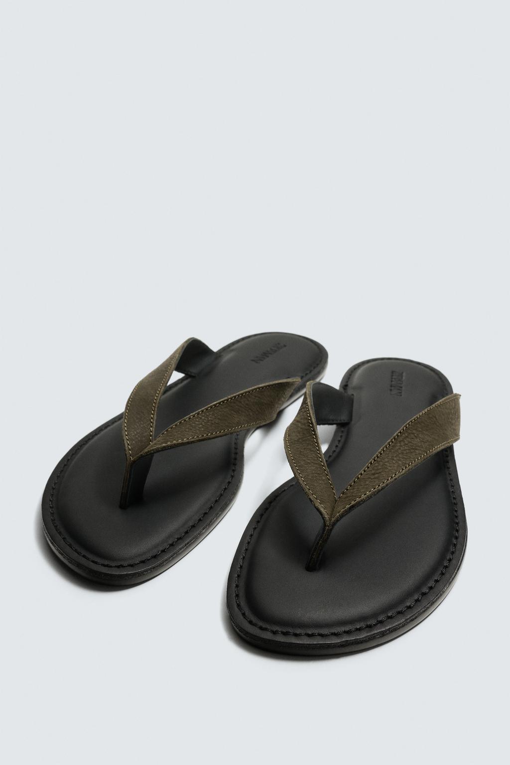 КОЖАНЫЕ САНДАЛИИ С РЕМЕШКАМИ