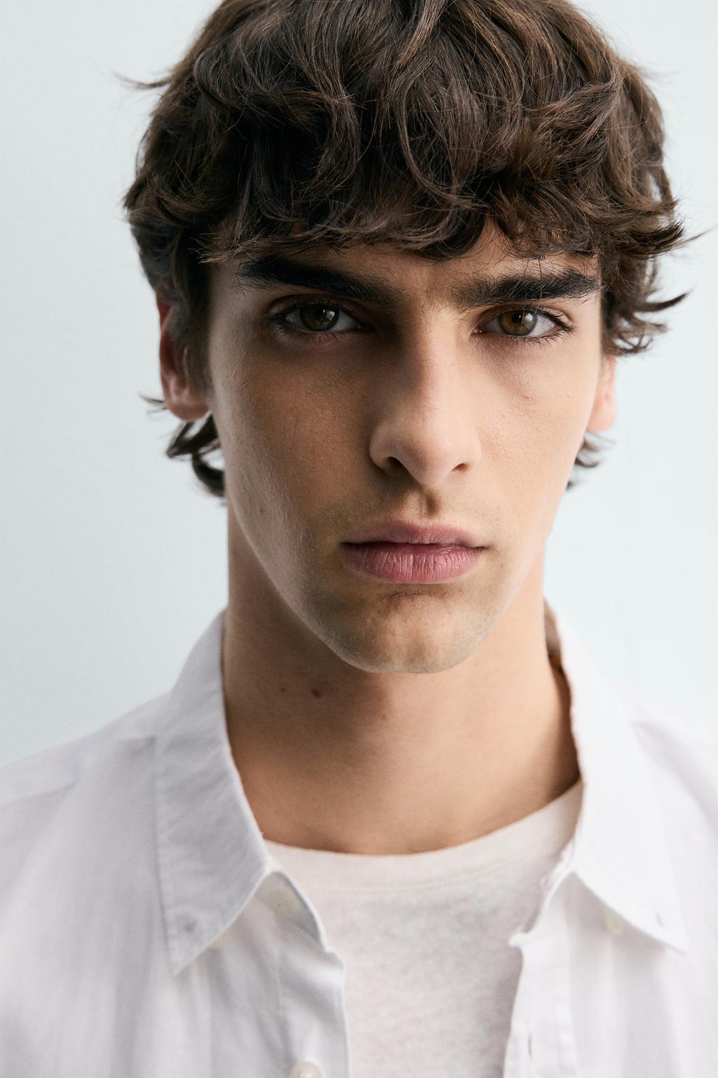 РУБАШКА REGULAR FIT ИЗ ЛИОЦЕЛЛА И ХЛОПКА