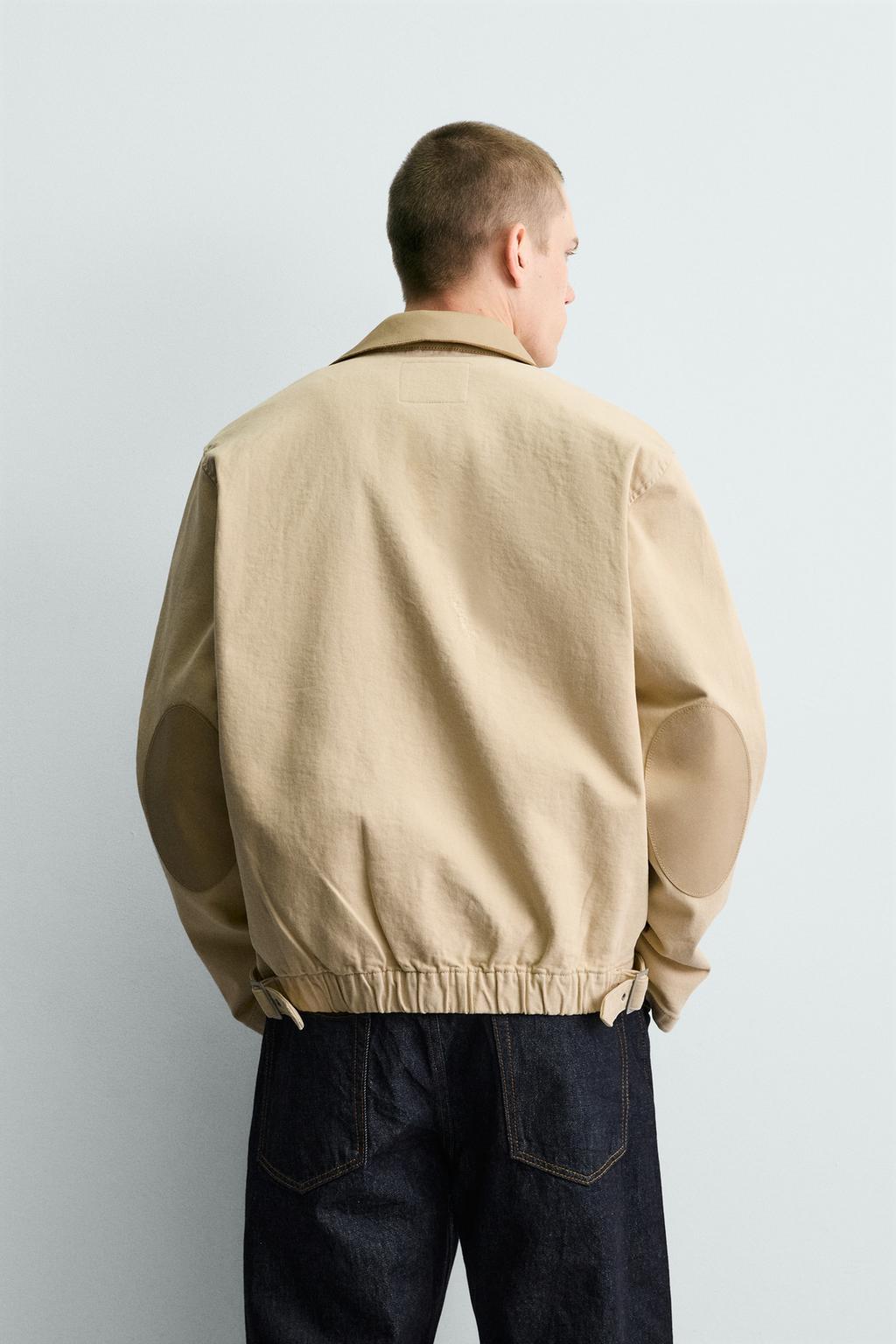 ДЖИНСОВАЯ КУРТКА С КОМБИНИРОВАННЫМ ВОРОТНИКОМ