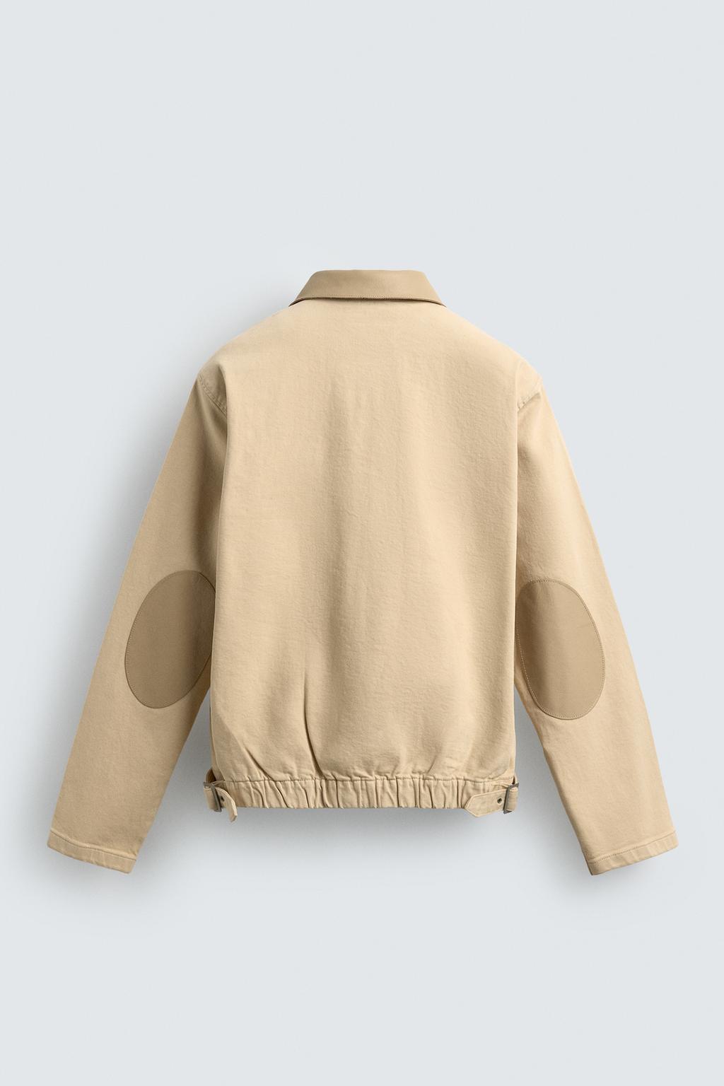 ДЖИНСОВАЯ КУРТКА С КОМБИНИРОВАННЫМ ВОРОТНИКОМ