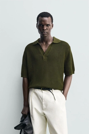 Поло из мерсеризованного хлопка- Заказать в России