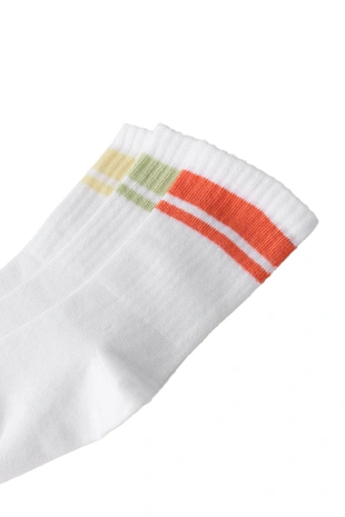 Набор из трех пар высоких носков в спортивную полоску- Заказать в России