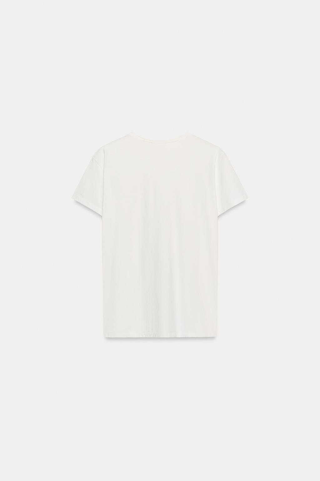 ФУТБОЛКА С НАДПИСЬЮ И КОРОТКИМИ РУКАВАМИ