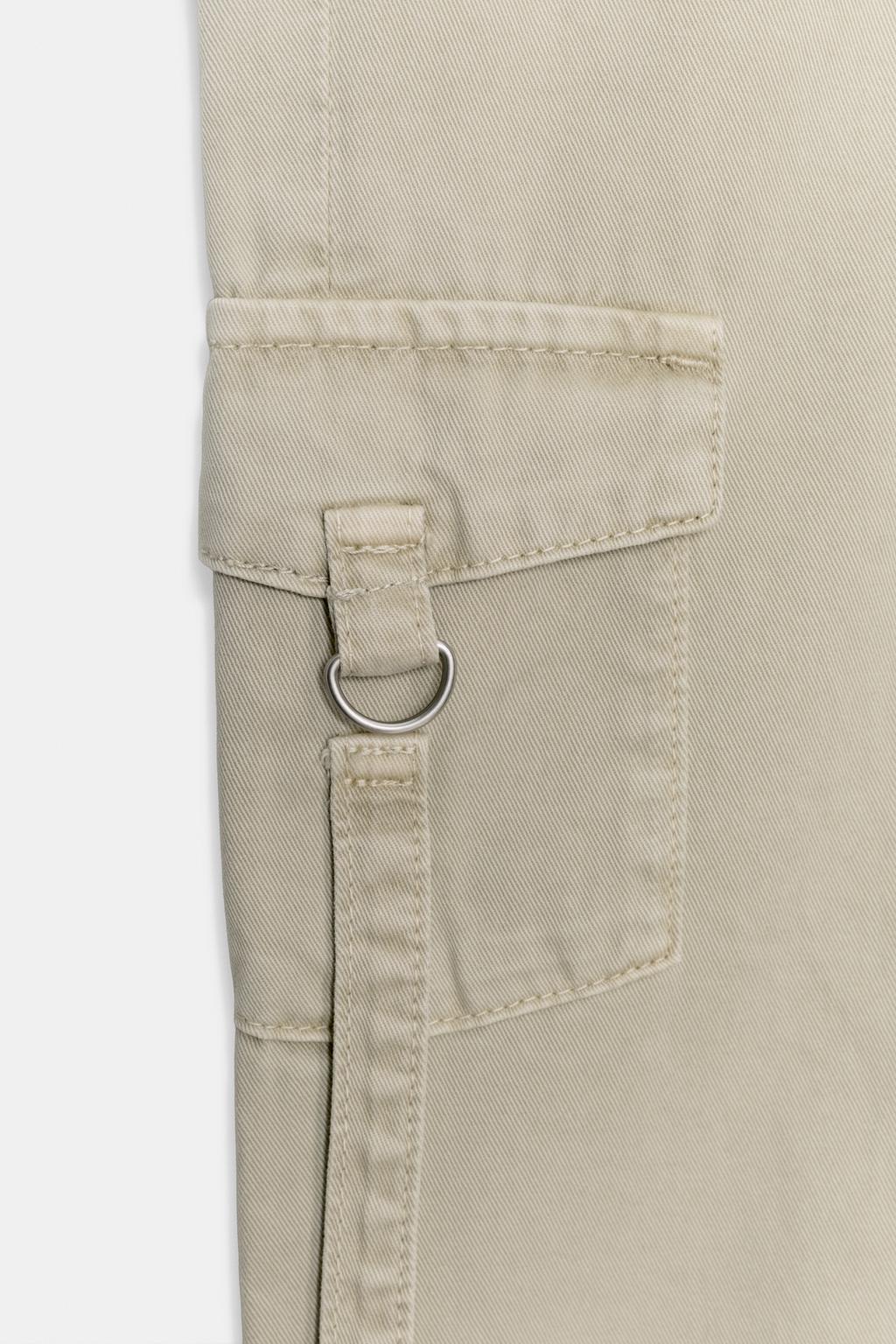 БРЮКИ КАРГО С ОТСТРОЧКОЙ