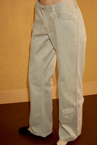 Брюки карго с отстрочкой- Заказать в России