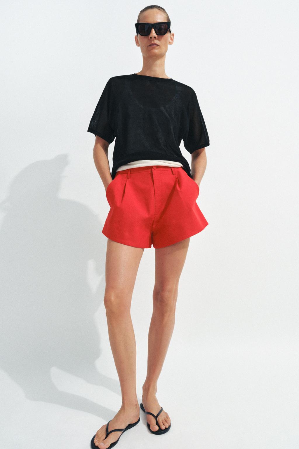 ШОРТЫ С ЗАЩИПАМИ — ZW COLLECTION