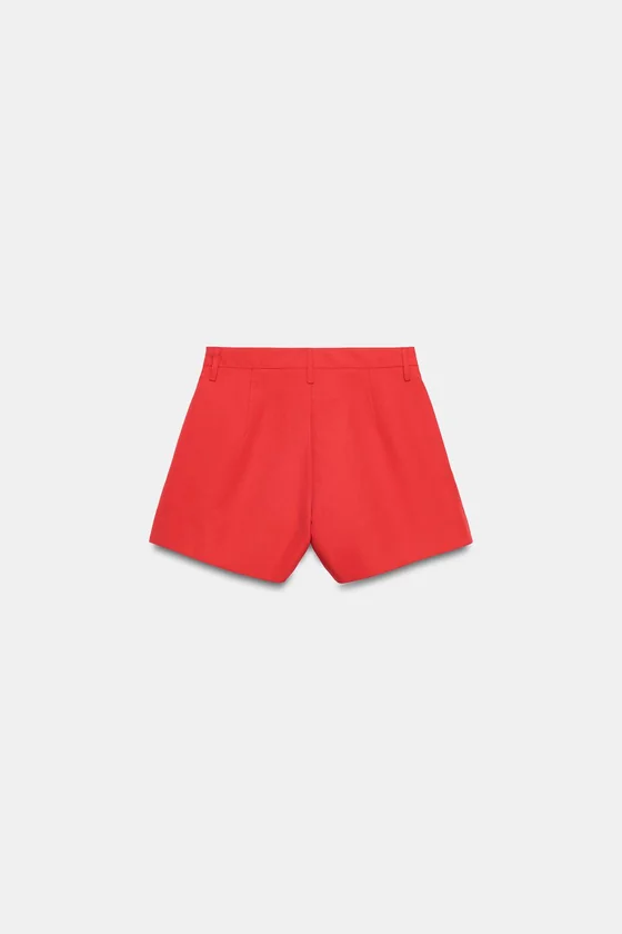 ШОРТЫ С ЗАЩИПАМИ — коллекция Zara «ZW»