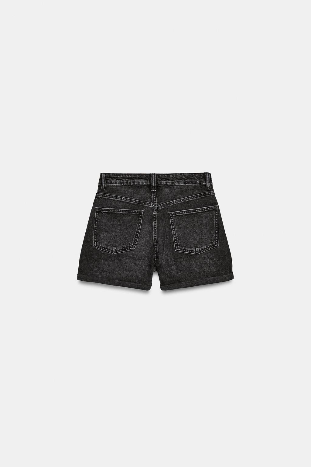 ДЖИНСОВЫЕ ШОРТЫ TRF MOM FIT С ВЫСОКОЙ ПОСАДКОЙ