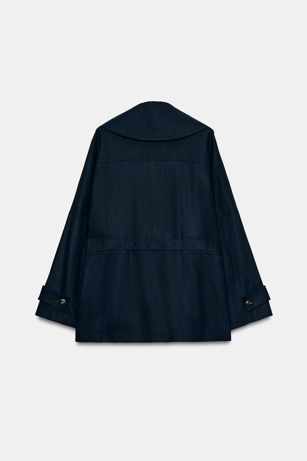 ТРЕНЧ ИЗ ЛЬНА С РЕМНЕМ