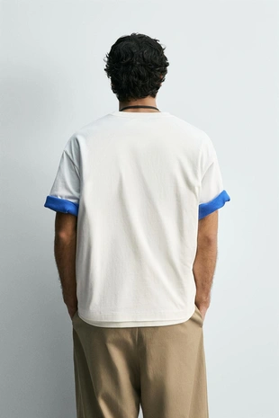 Футболка с геометрическим принтом- Заказать в России