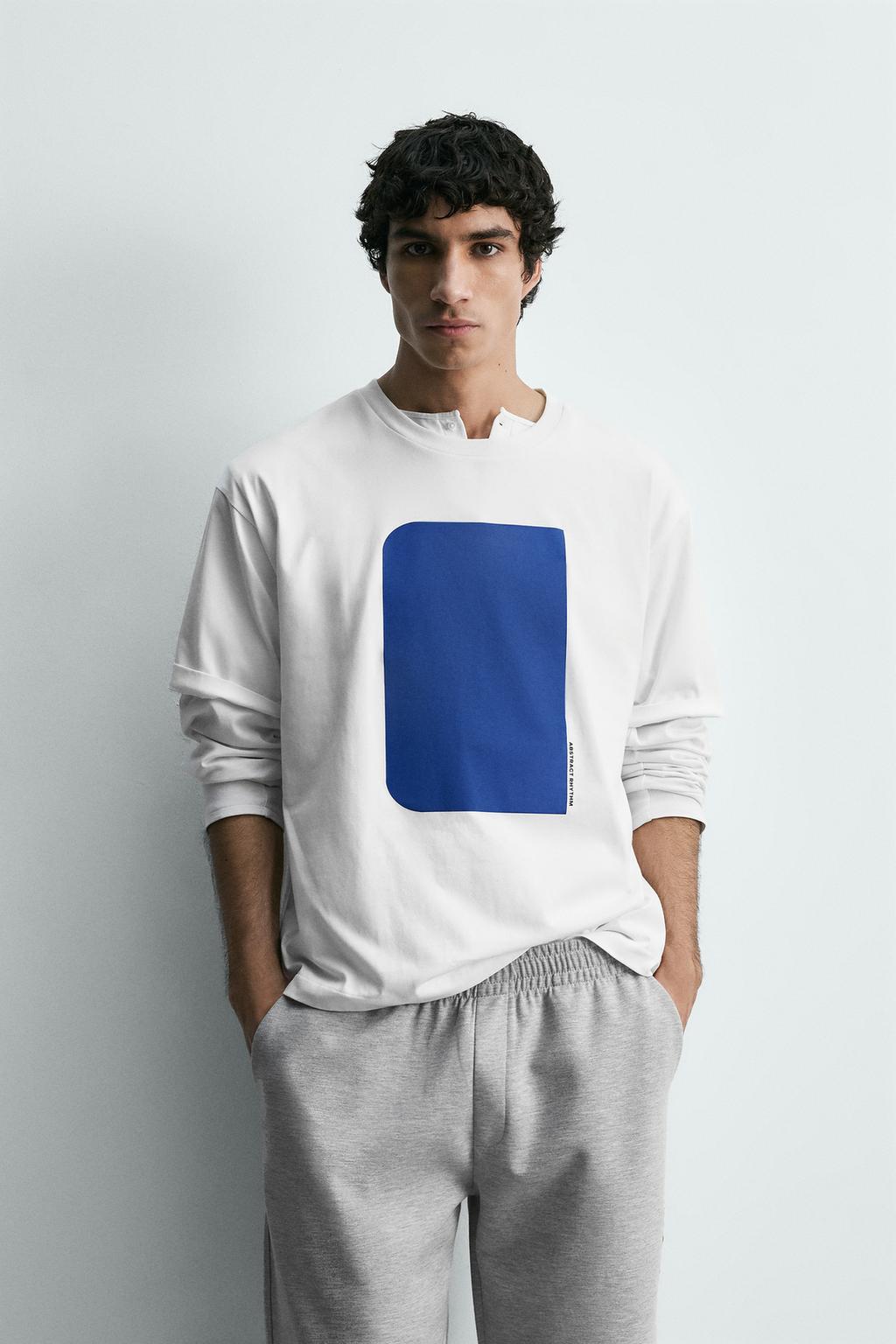 ФУТБОЛКА С ГЕОМЕТРИЧЕСКИМ ПРИНТОМ