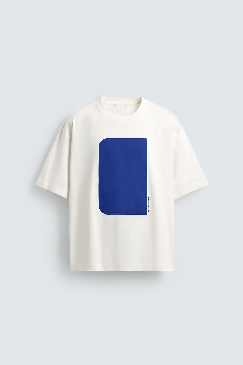 ФУТБОЛКА С ГЕОМЕТРИЧЕСКИМ ПРИНТОМ