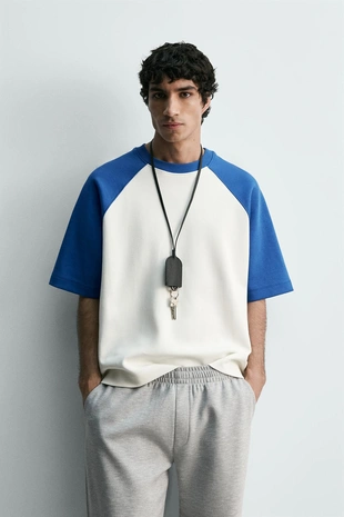 Футболка в стиле колор-блок- Заказать в России