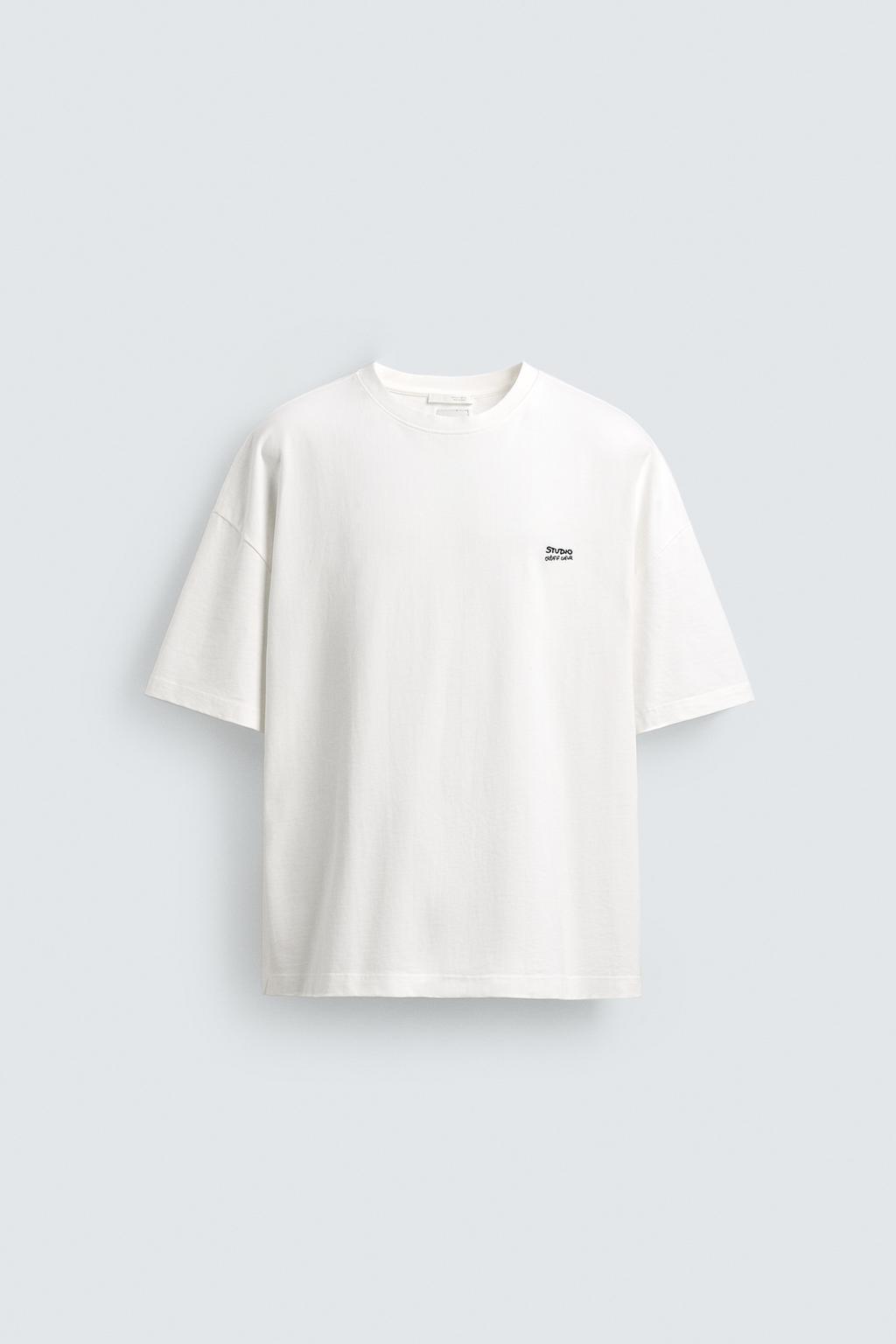 ФУТБОЛКА ИЗ ТКАНИ ИНТЕРЛОК С ВЫШИВКОЙ