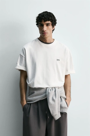 Футболка из ткани интерлок с вышивкой- Заказать в России