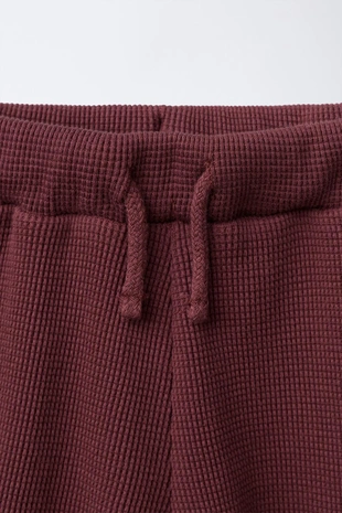 Набор из вафельной плитки: поло и шорты-джоггеры бермуды- Заказать в России