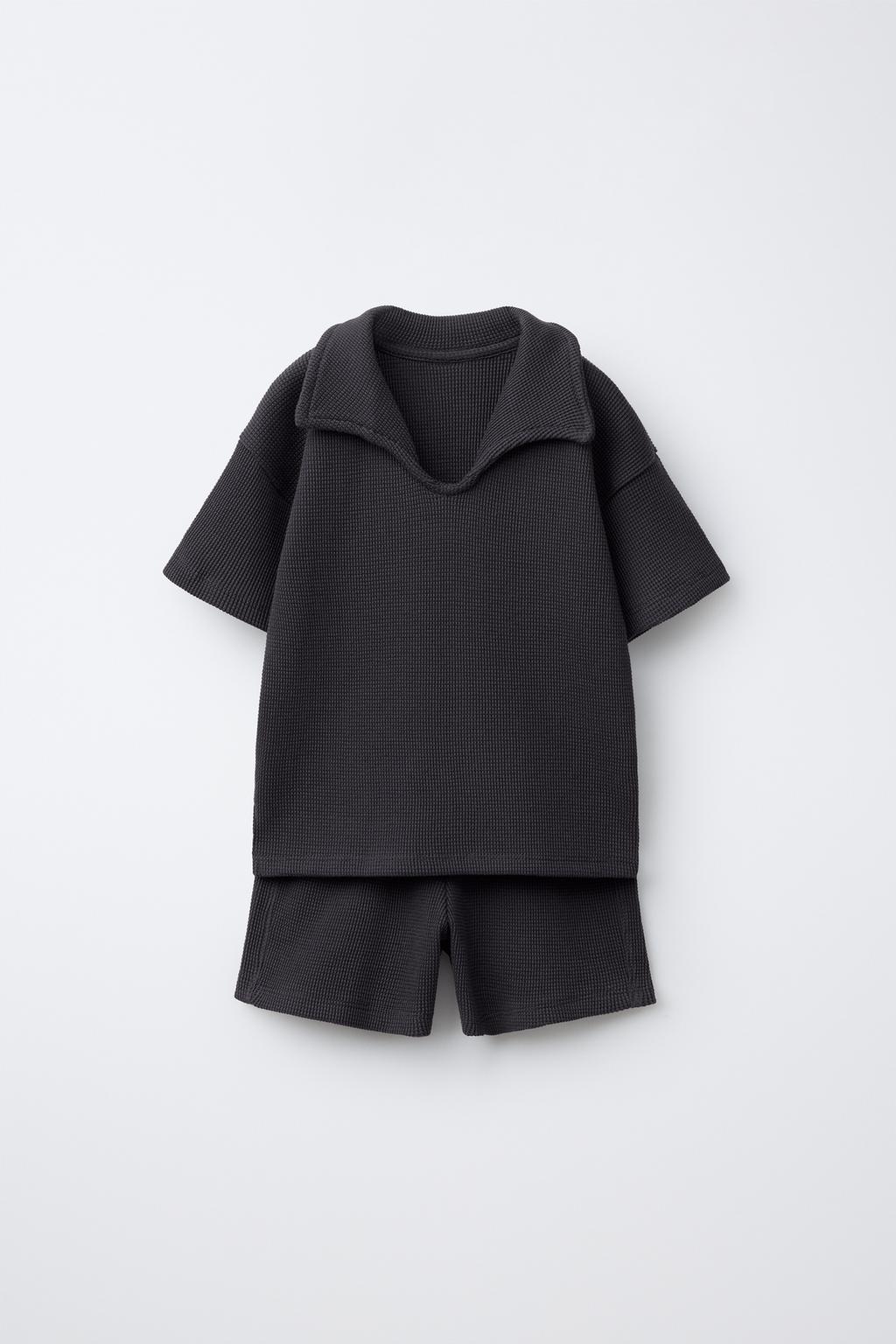 КОМПЛЕКТ ДЖОГГИНГ: ПОЛО И БЕРМУДЫ WAFFLE