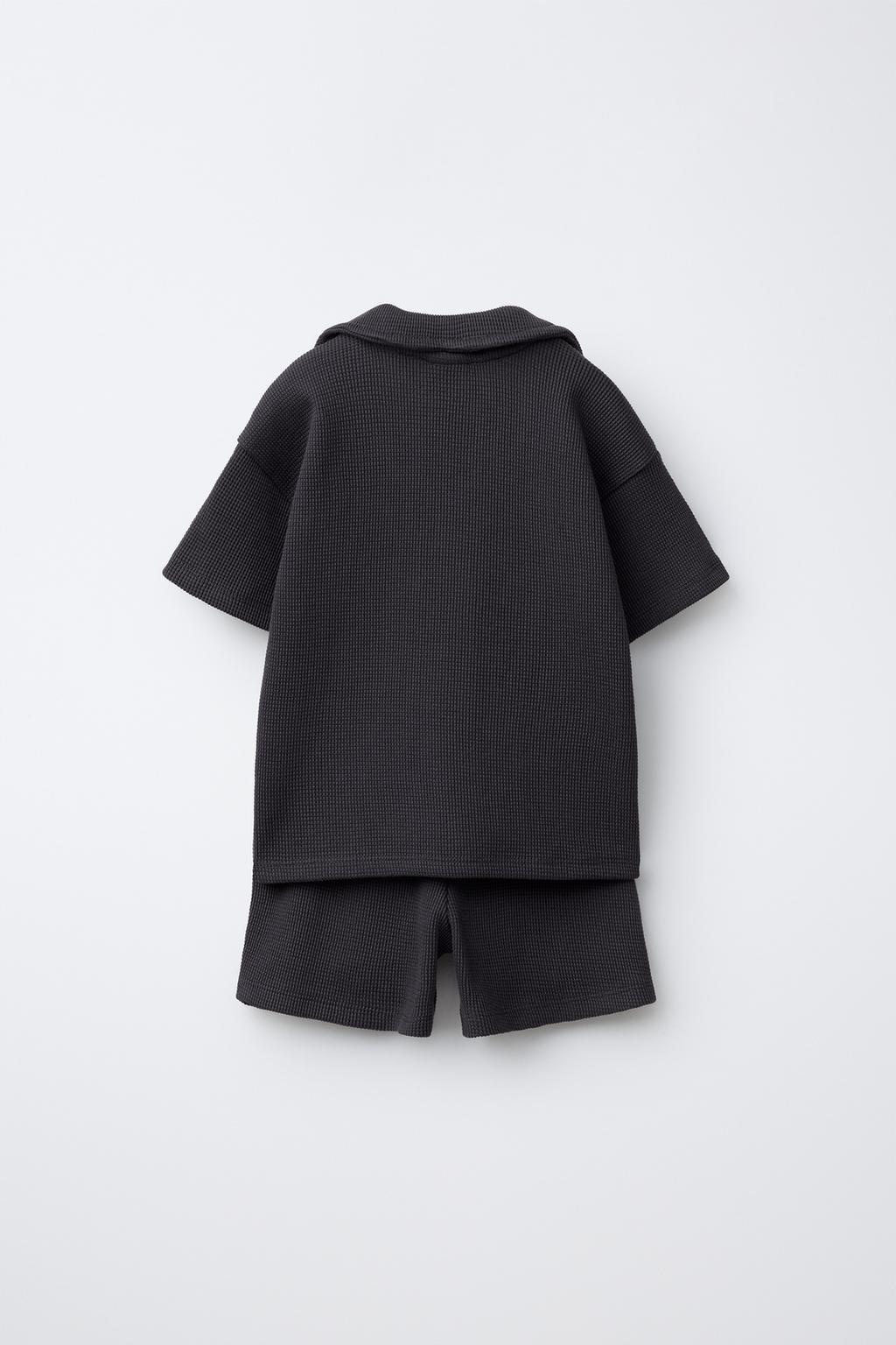 КОМПЛЕКТ ДЖОГГИНГ: ПОЛО И БЕРМУДЫ WAFFLE
