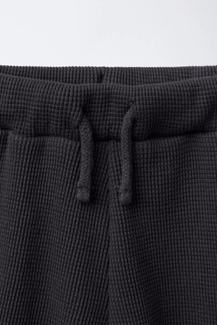 Комплект джоггинг: поло и бермуды Waffle