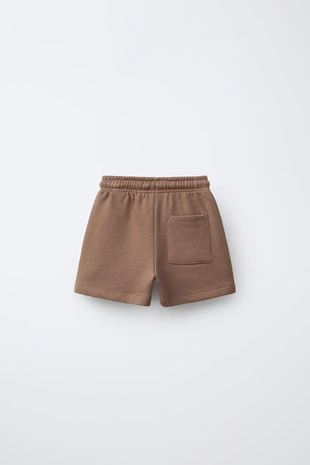 Шорты-бермуды базовые с текстовым принтом- Заказать в России