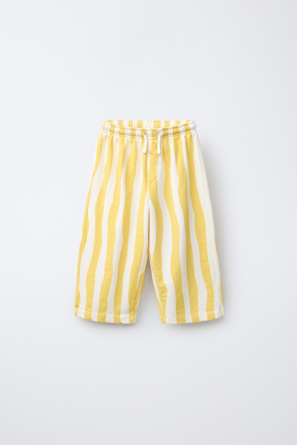 БРЮКИ С ВОЛНИСТЫМ УЗОРОМ