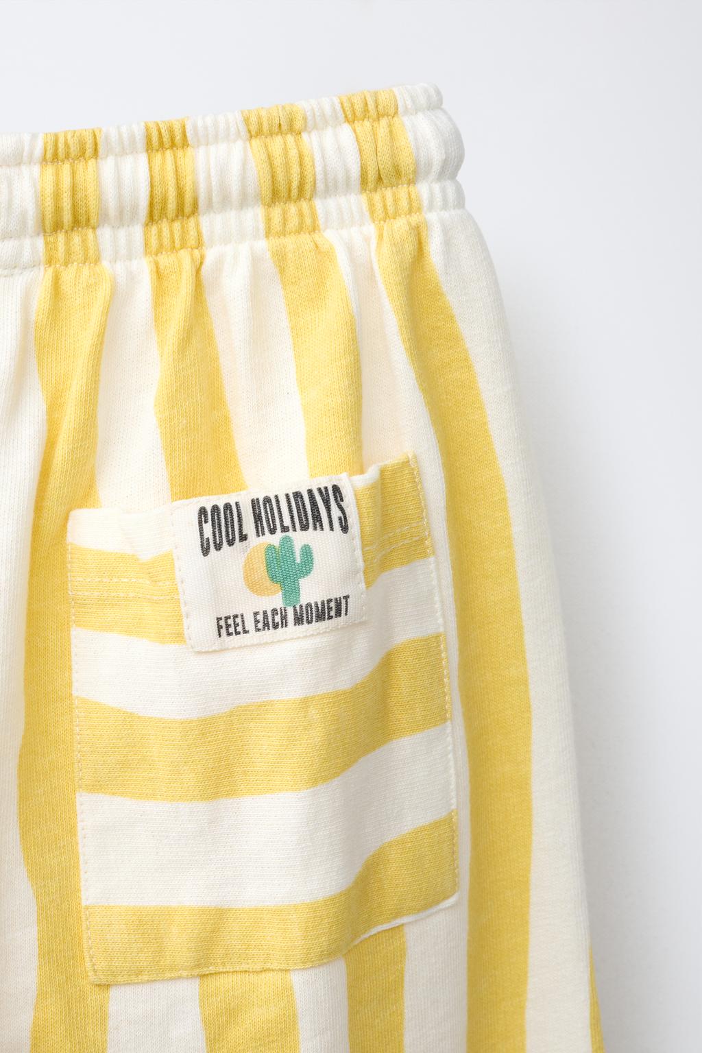 БРЮКИ С ВОЛНИСТЫМ УЗОРОМ