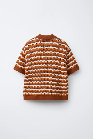 Вязаное поло крючком- Заказать в России