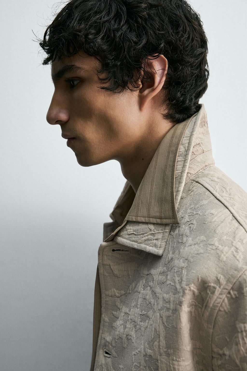 КУРТКА JACQUARD С ЦВЕТОЧНЫМ ПРИНТОМ