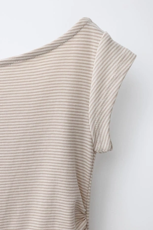 Длинный комбинезон в полоску