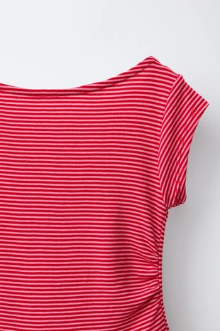 Длинный комбинезон в полоску