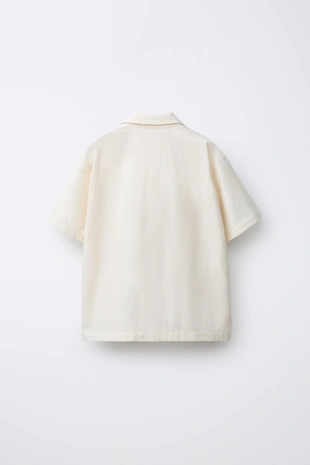 Рубашка пэчворк с вышивкой из льна и хлопка- Заказать в России