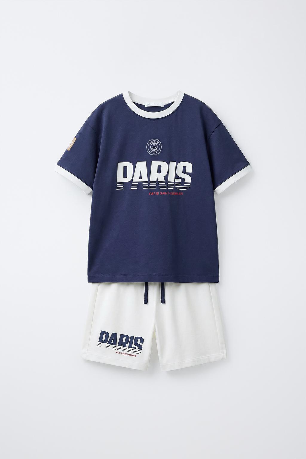 ПИЖАМА 6-14 ЛЕТ С ПРИНТОМ PSG ®