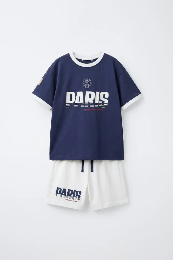 ПИЖАМА 6-14 ЛЕТ С ПРИНТОМ PSG ®