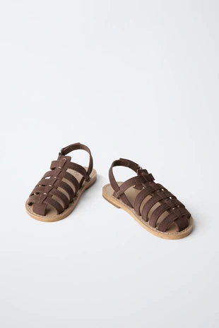 Кожаные сандалии- Заказать в России