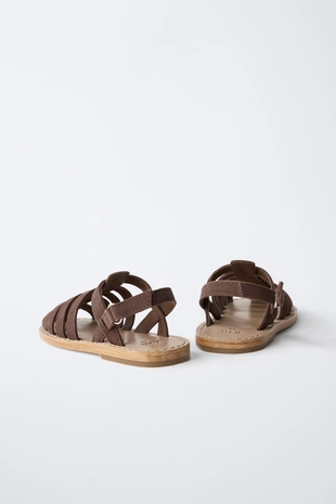 Кожаные сандалии- Заказать в России