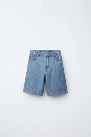 Джинсовые шорты с вышивкой- Заказать в России