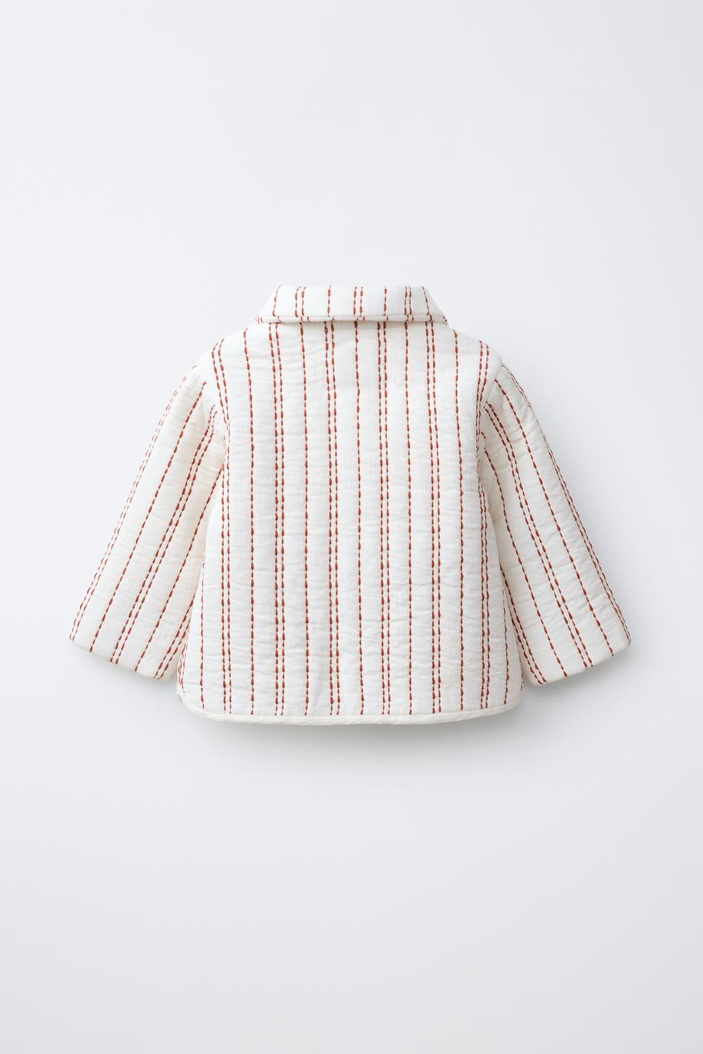 СТЕГАНАЯ КУРТКА В ПОЛОСКУ