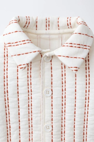 Стеганая куртка в полоску- Заказать в России