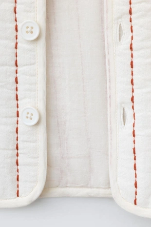 Стеганая куртка в полоску- Заказать в России